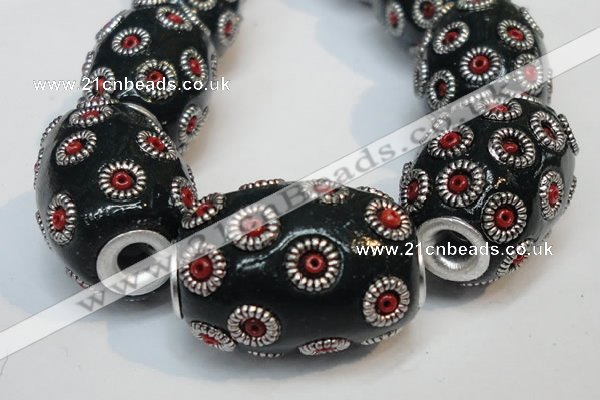 CIB328 16*21mm drum fashion Indonesia jewelry beads wholesale