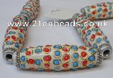 CIB33 17*60mm rice fashion Indonesia jewelry beads wholesale