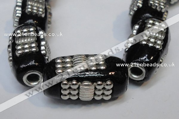 CIB330 16*28mm drum fashion Indonesia jewelry beads wholesale