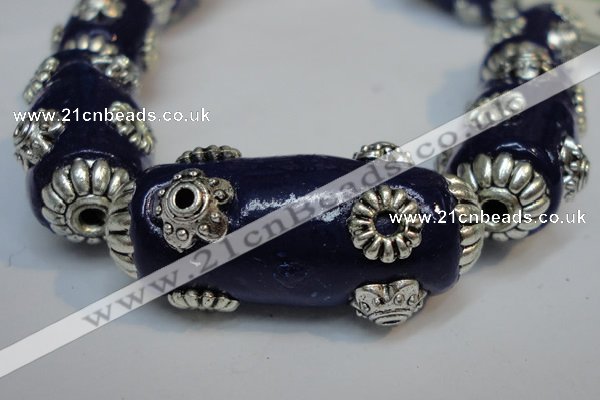 CIB342 14*35mm rice fashion Indonesia jewelry beads wholesale