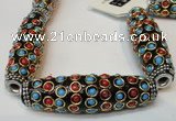 CIB35 17*60mm rice fashion Indonesia jewelry beads wholesale