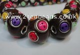 CIB351 20mm round fashion Indonesia jewelry beads wholesale