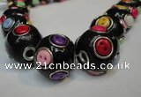 CIB352 20mm round fashion Indonesia jewelry beads wholesale