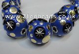 CIB365 23mm round fashion Indonesia jewelry beads wholesale