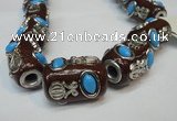 CIB370 15*25mm drum fashion Indonesia jewelry beads wholesale