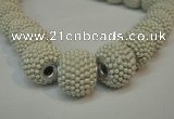 CIB390 15mm round fashion Indonesia jewelry beads wholesale