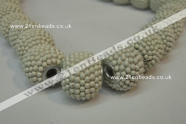 CIB390 15mm round fashion Indonesia jewelry beads wholesale