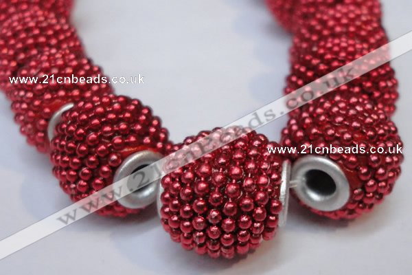 CIB391 15mm round fashion Indonesia jewelry beads wholesale