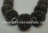 CIB392 15mm round fashion Indonesia jewelry beads wholesale