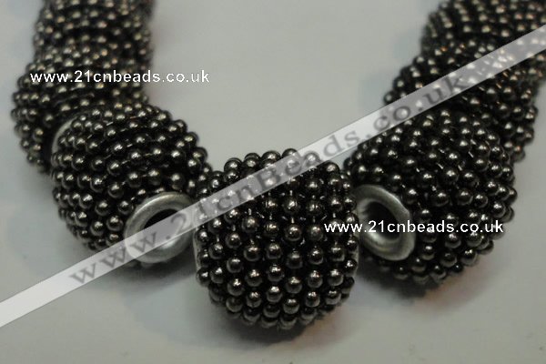 CIB392 15mm round fashion Indonesia jewelry beads wholesale