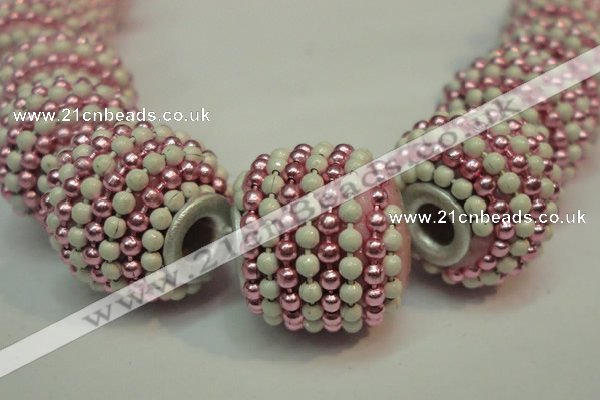 CIB393 15mm round fashion Indonesia jewelry beads wholesale