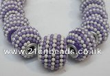 CIB394 15mm round fashion Indonesia jewelry beads wholesale