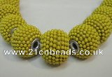 CIB400 17mm round fashion Indonesia jewelry beads wholesale