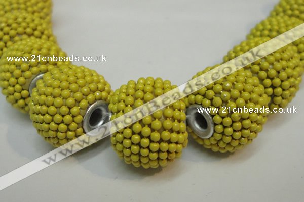 CIB400 17mm round fashion Indonesia jewelry beads wholesale