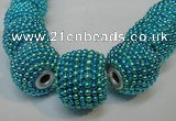 CIB401 17mm round fashion Indonesia jewelry beads wholesale