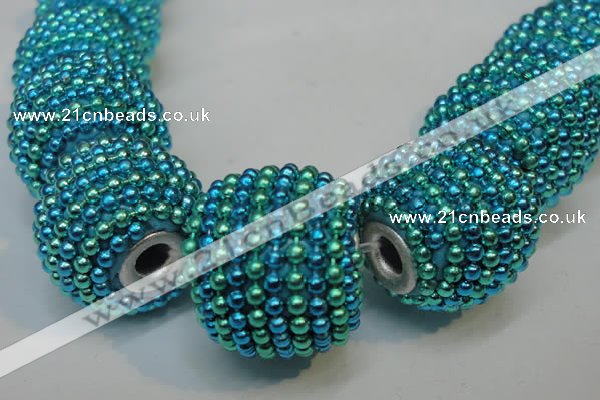 CIB401 17mm round fashion Indonesia jewelry beads wholesale