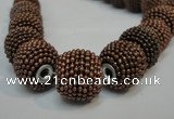 CIB402 17mm round fashion Indonesia jewelry beads wholesale