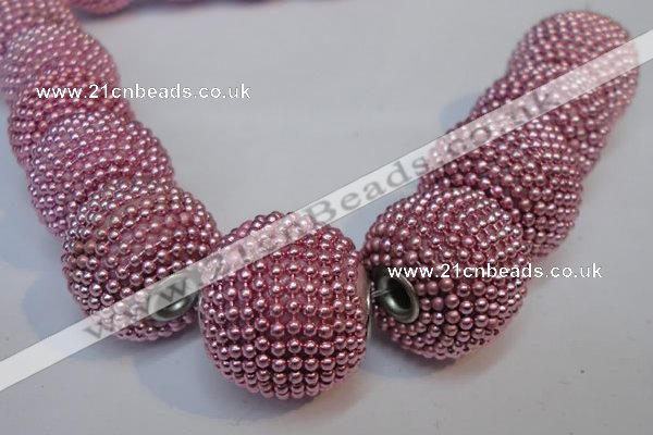 CIB410 20mm round fashion Indonesia jewelry beads wholesale