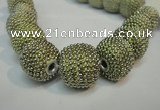 CIB412 20mm round fashion Indonesia jewelry beads wholesale