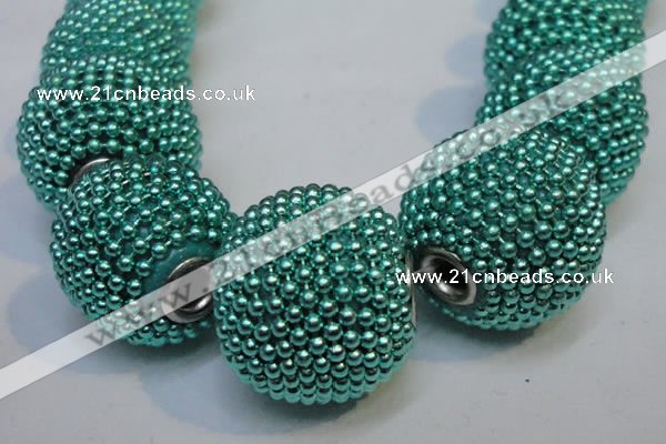 CIB414 20mm round fashion Indonesia jewelry beads wholesale