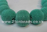 CIB419 30mm round fashion Indonesia jewelry beads wholesale