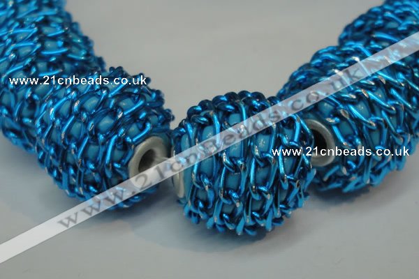 CIB445 19mm round fashion Indonesia jewelry beads wholesale