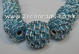 CIB446 19mm round fashion Indonesia jewelry beads wholesale