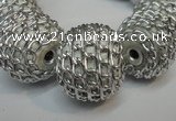 CIB450 24mm round fashion Indonesia jewelry beads wholesale