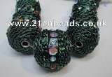 CIB461 25mm round fashion Indonesia jewelry beads wholesale