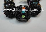 CIB462 25mm round fashion Indonesia jewelry beads wholesale