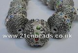 CIB465 25mm round fashion Indonesia jewelry beads wholesale