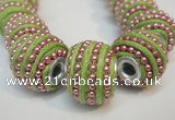 CIB471 14*14mm drum fashion Indonesia jewelry beads wholesale