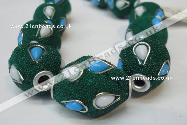 CIB491 18*23mm drum fashion Indonesia jewelry beads wholesale