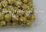 CIB531 22mm round fashion Indonesia jewelry beads wholesale