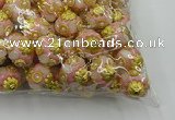 CIB532 22mm round fashion Indonesia jewelry beads wholesale