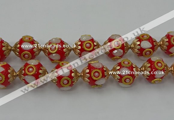 CIB547 22mm round fashion Indonesia jewelry beads wholesale