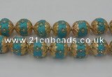 CIB550 22mm round fashion Indonesia jewelry beads wholesale