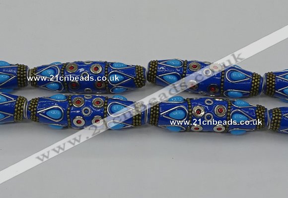 CIB570 16*60mm rice fashion Indonesia jewelry beads wholesale