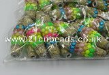 CIB581 16*60mm rice fashion Indonesia jewelry beads wholesale