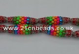 CIB586 16*60mm rice fashion Indonesia jewelry beads wholesale