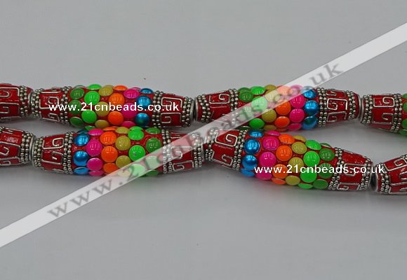 CIB586 16*60mm rice fashion Indonesia jewelry beads wholesale