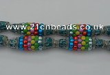 CIB587 16*60mm rice fashion Indonesia jewelry beads wholesale