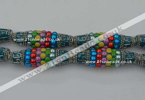 CIB587 16*60mm rice fashion Indonesia jewelry beads wholesale