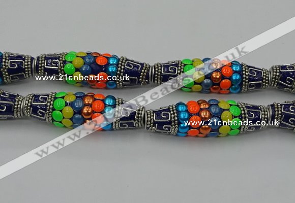 CIB588 16*60mm rice fashion Indonesia jewelry beads wholesale