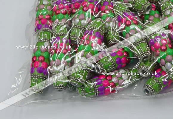 CIB590 16*60mm rice fashion Indonesia jewelry beads wholesale