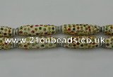 CIB615 16*60mm rice fashion Indonesia jewelry beads wholesale