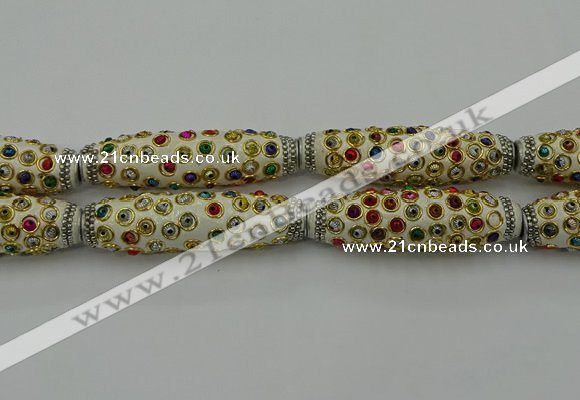 CIB615 16*60mm rice fashion Indonesia jewelry beads wholesale