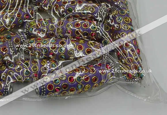 CIB618 16*60mm rice fashion Indonesia jewelry beads wholesale