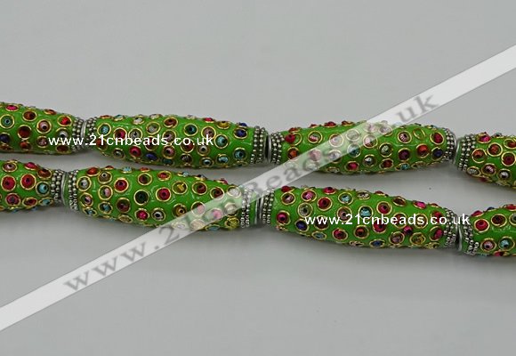 CIB626 16*60mm rice fashion Indonesia jewelry beads wholesale