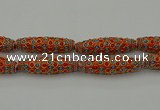 CIB635 16*60mm rice fashion Indonesia jewelry beads wholesale